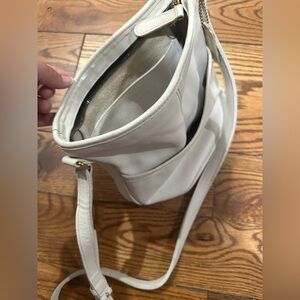 Vintage Coach White Crossbody Bag